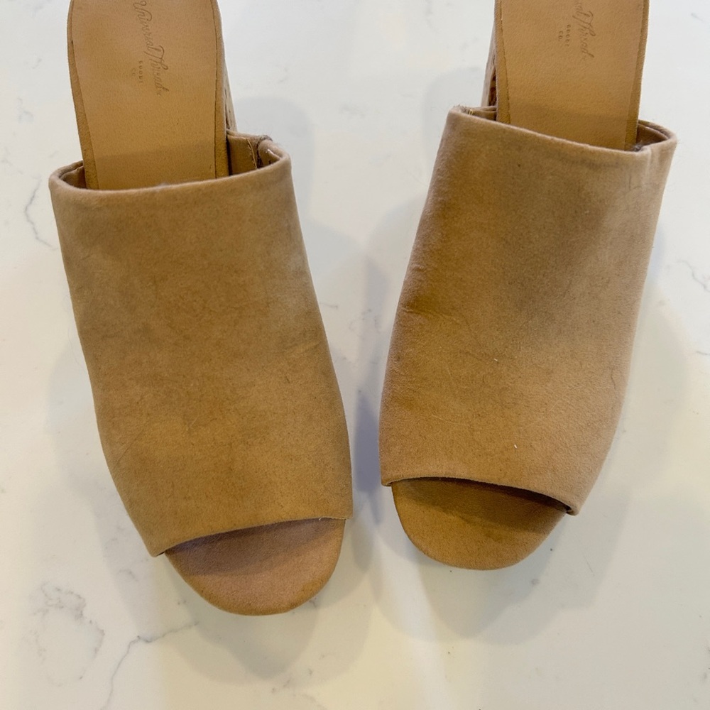 Universal Thread Brown Platform Mules - image 8